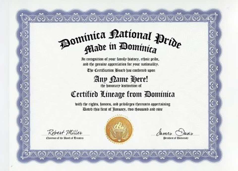 Easy Access to Vital Certificates in Dominica 2024: Police, Birth, Marriage